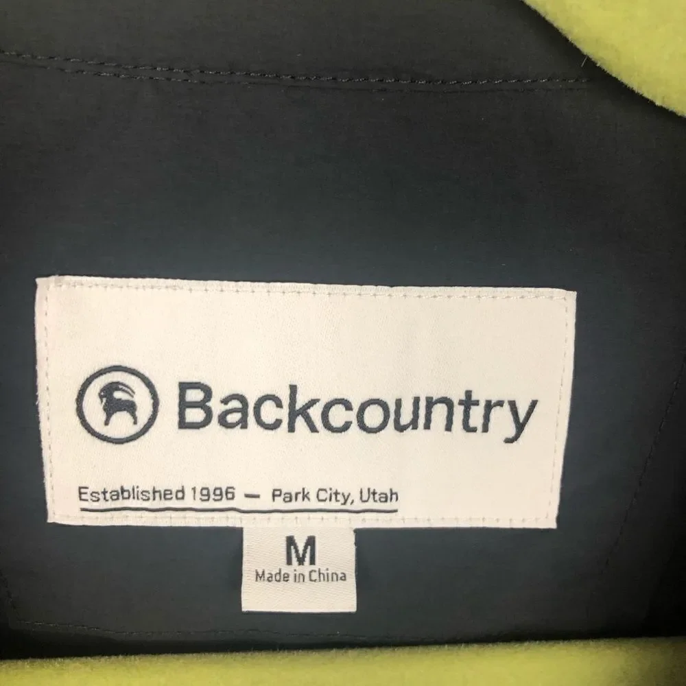 Backcountry lightweight jacket black